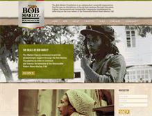 Tablet Screenshot of bobmarleyfoundation.org